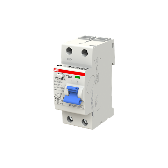 abb Jordfeilbryter f202 a 80a/30ma ap-r