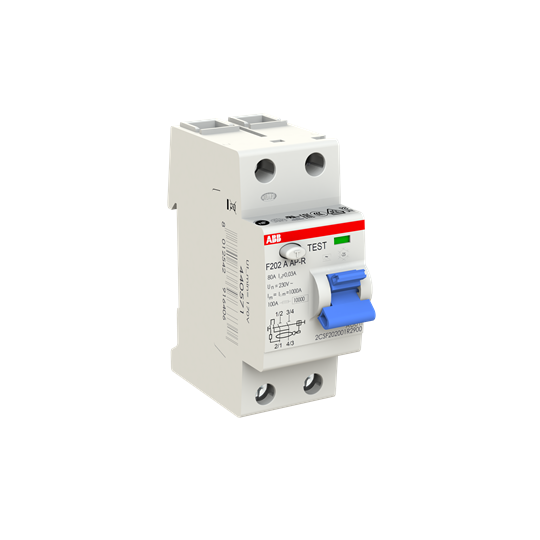 abb Jordfeilbryter f202 a 80a/30ma ap-r