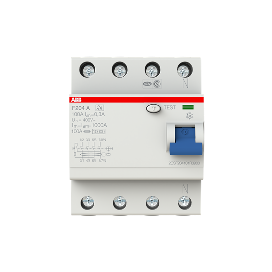 abb Jordfeilbryter f204 a 100a/300ma