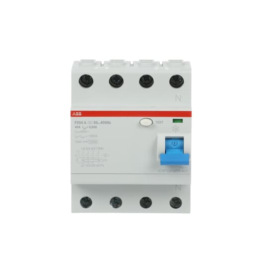 abb Jordfeilbryter f204 a 40a/30ma 400hz