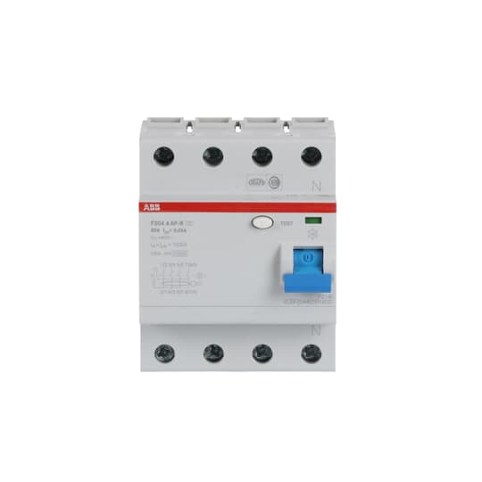 abb Jordfeilbryter f204 a 80a/30ma ap-r