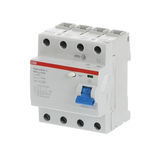abb Jordfeilbryter f204 a 100a/30ma ap-r