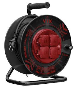 vix Kabeltrommel 25m, 2,5mm²