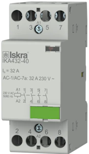 function Kontaktor ika432-40, 4 polt, 32a, 230vac