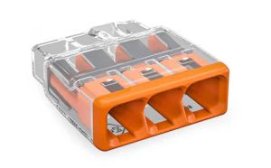 wago Innstikklemme 3x4mm² i blister
