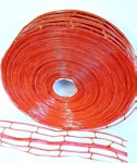 Varselnett 100mm Rød med søketråd, 500m