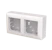 abb Saga 2-hull kappe 85mm høyde 43mm