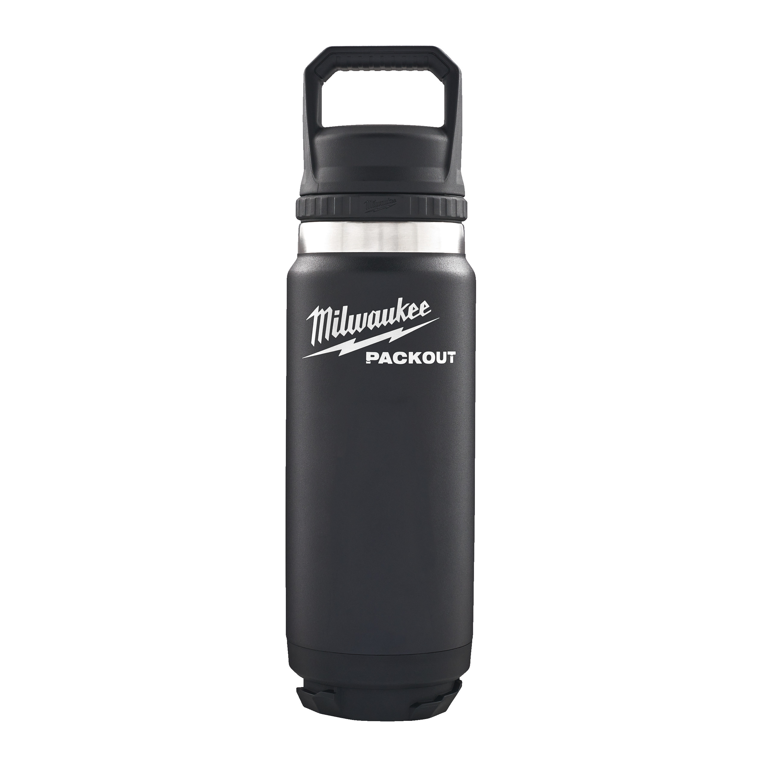 BOTTLE MILWAUKEE CHUG LID 710 ML BLACK PACKOUT