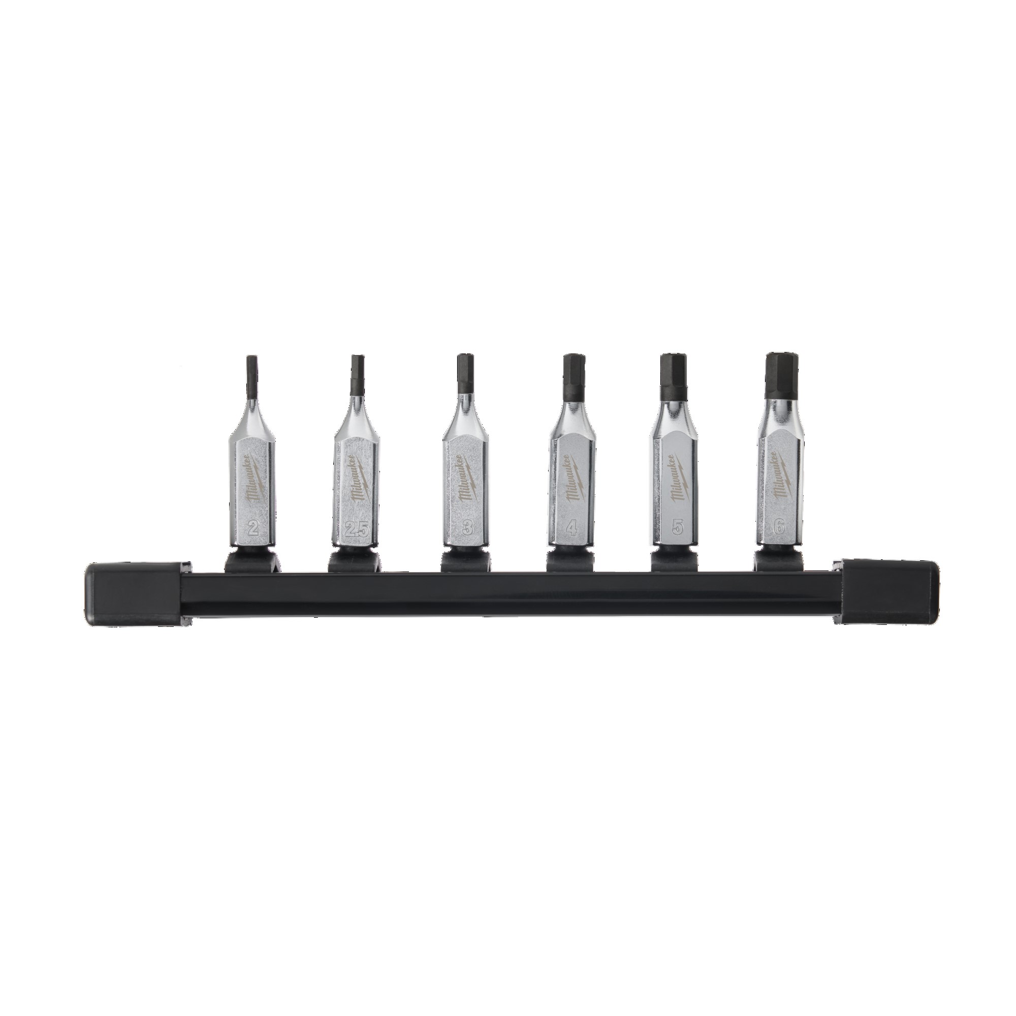 SOCKET SET MILWAUKEE HEX BIT 1/4 SET 6P