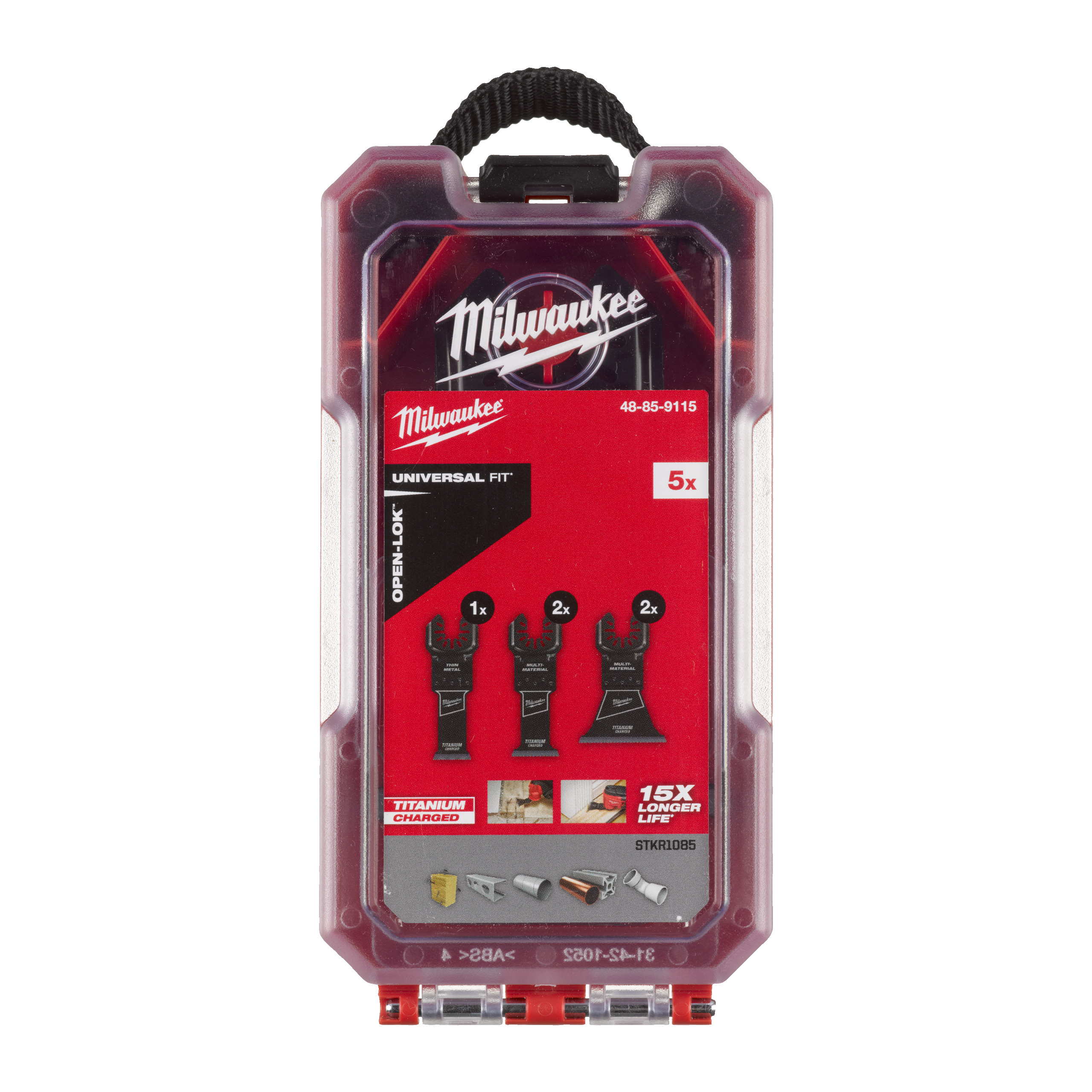 BLADE MULTITOOL MILWAUKEE OPEN-LOK SET 5PCS