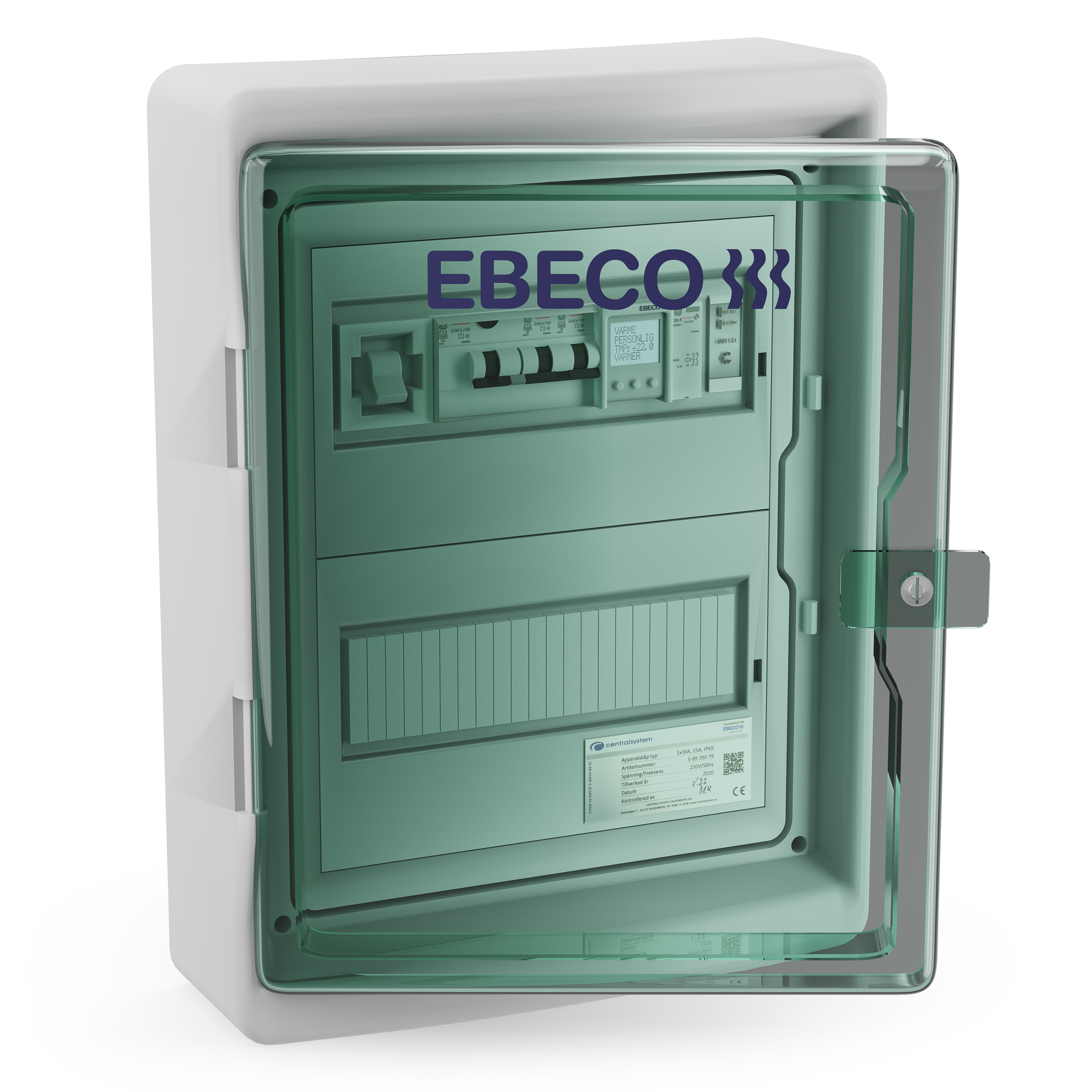 ebeco Ohjauskeskus laitekaappi eb-therm800,9x20a,ip65