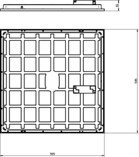 philips Panel 43s/830_40 psd 60x60cm