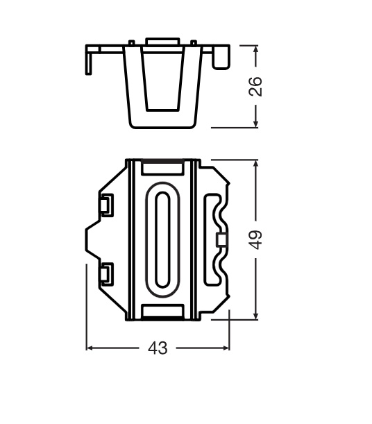ledvance Dimmer vivares dali pcu push dali-2 tw