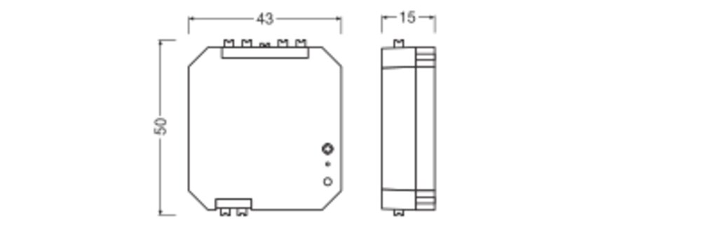ledvance Control device vivares dali pushbutton coupler dali-2