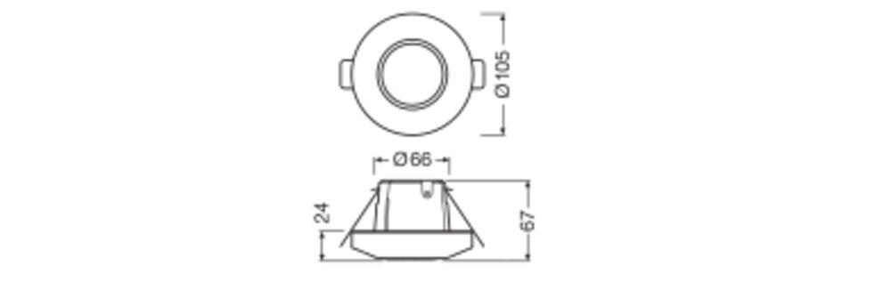 ledvance Presence detector vivares dali sensor dali-2 ls-pd-16x3 ir ci