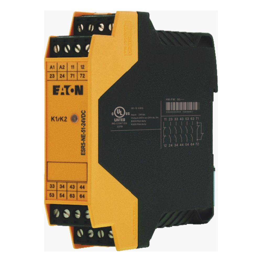 Sikkerhetsrele kontaktutv. ESR5-NE-51-24VDC