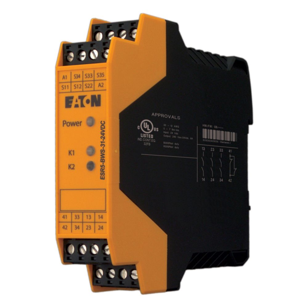 OSSD Sikkerhetsrele ESR5-BWS-31-24VDC