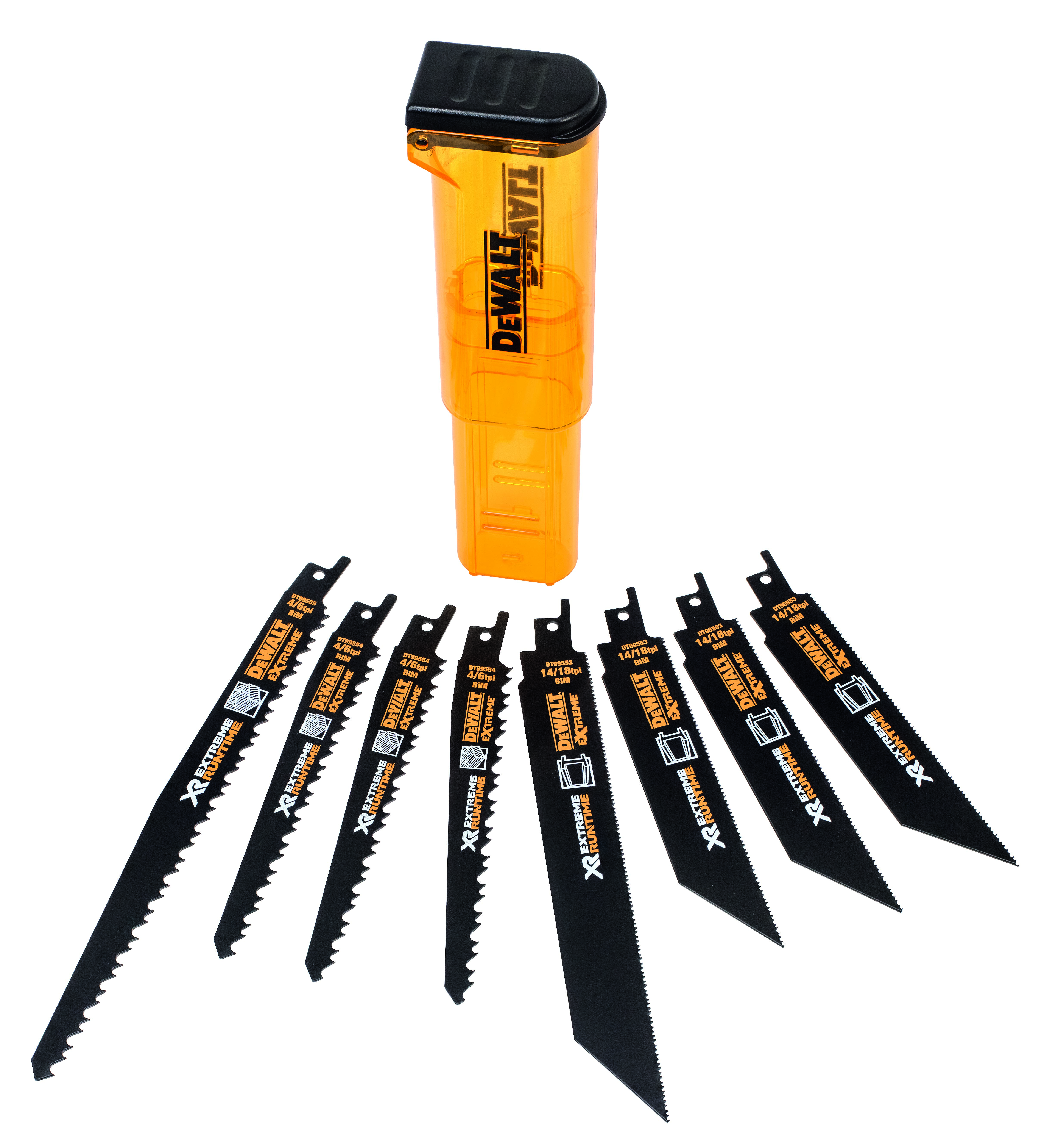 PUUKKOSAHANTERÄSARJA DEWALT DT99551 8-OSAA