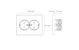 sg armaturen Socket outlet w usb install double w/usb-c 1,5 box white