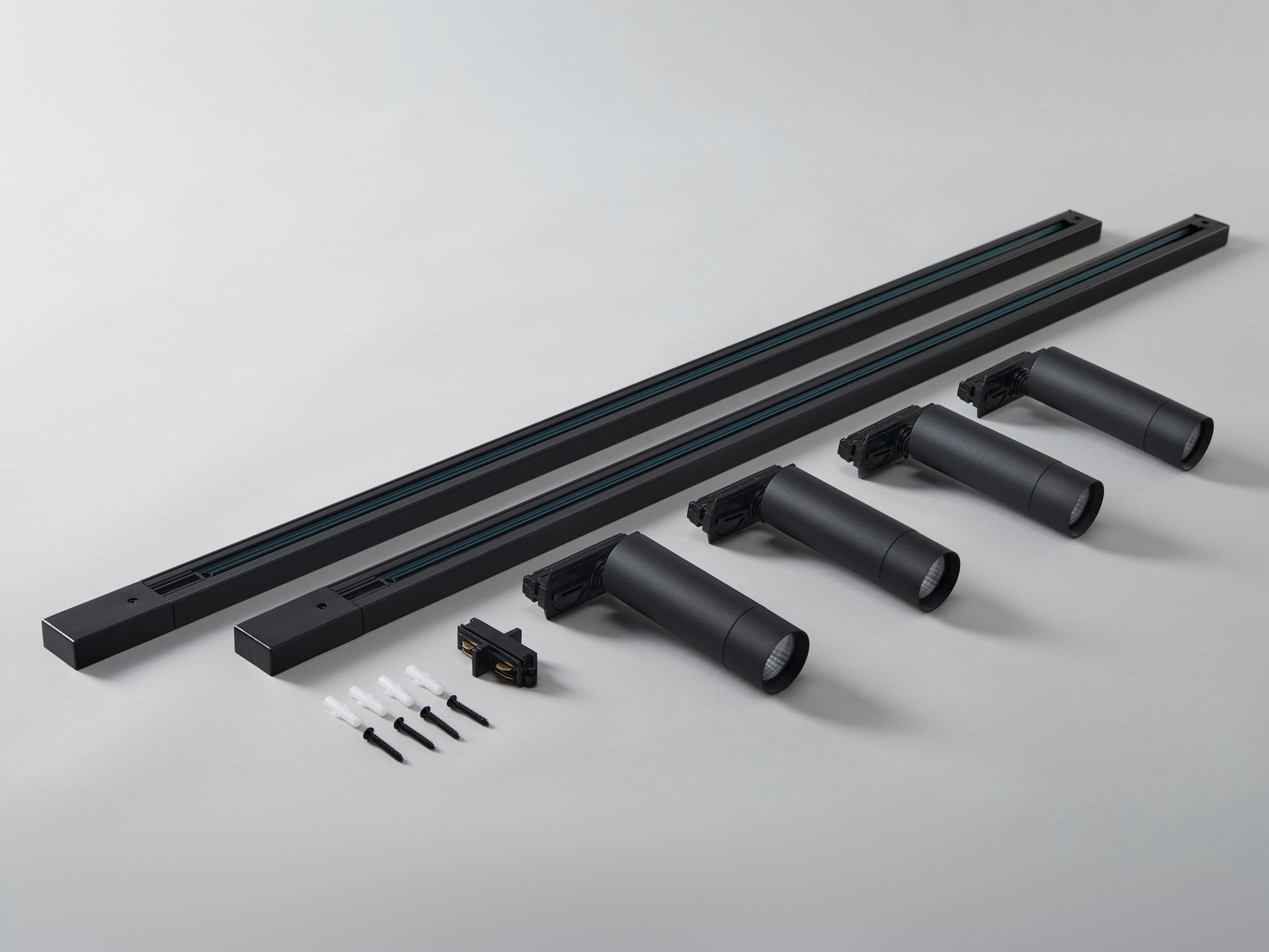 hidealite Optic track xxs kit 1-fas 36° svart