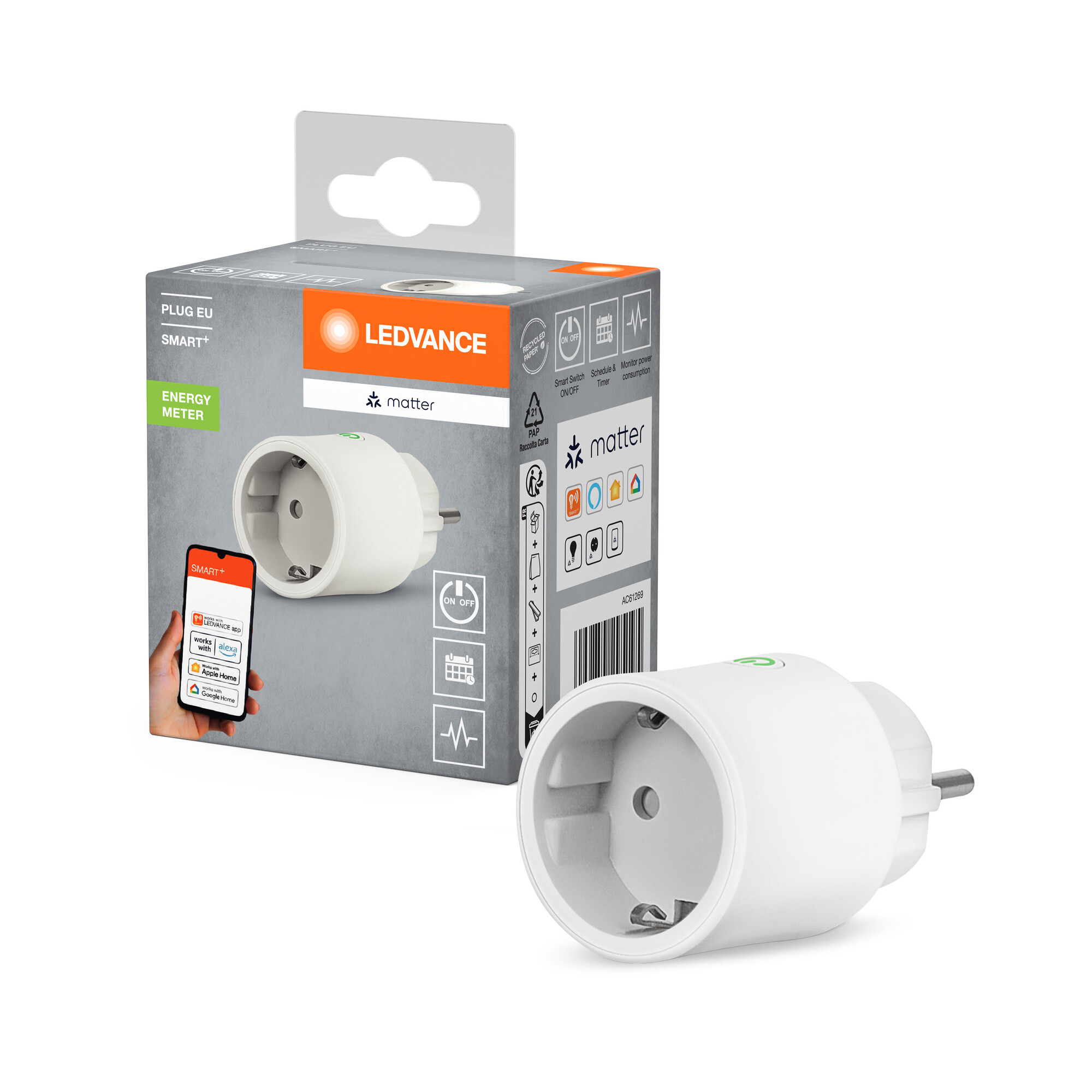 ledvance Smart+ matter plug eu white