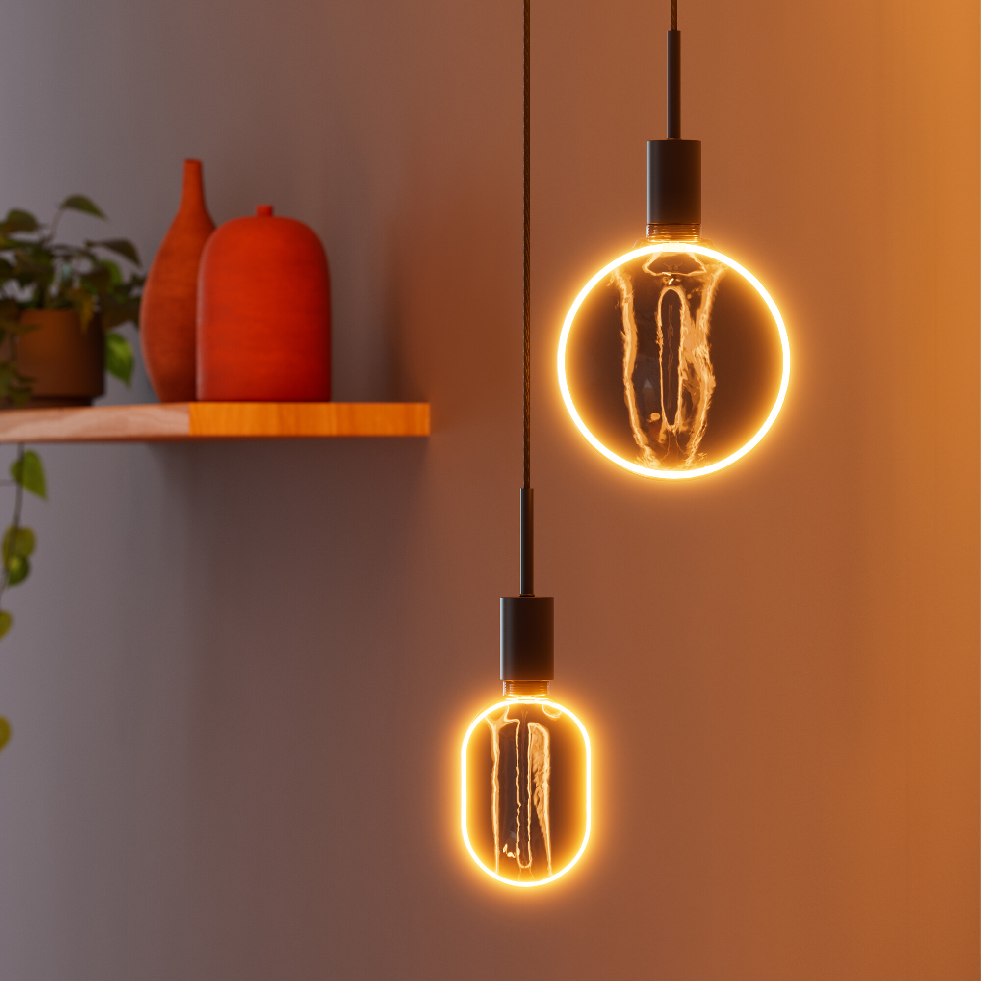 ledvance Led cl glb o 183 818 110lm e27 dim smoke