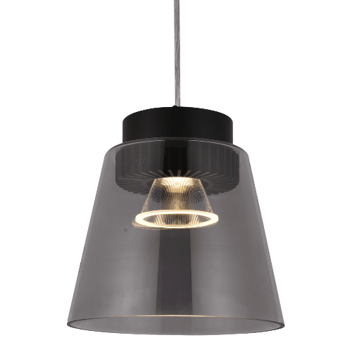 unilamp Glone l pendel 13w 920lm warmdim sort/so