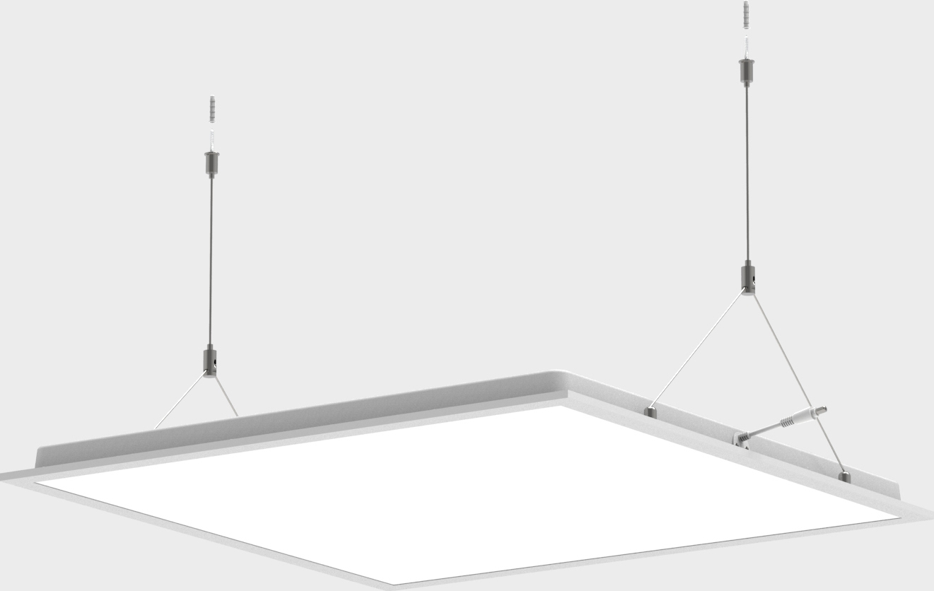unilamp Square bl r600 4250lm 3000/4000k op u/dr