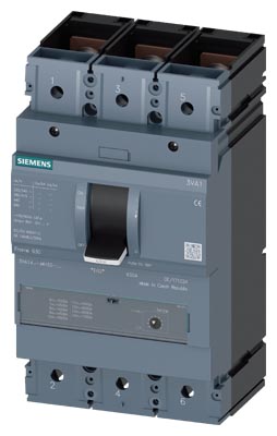 siemens Effektbryter 3va14 3p 500a tm120m 55ka