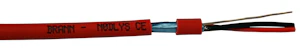elis elektro Funksjonssik. brannalarmkabel rød m/jord 1x2x1mm²