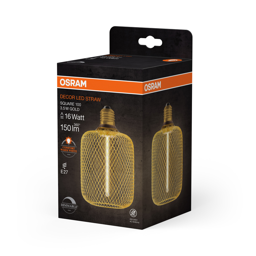 osram Led straw 16 3,5w 818 e27 dim