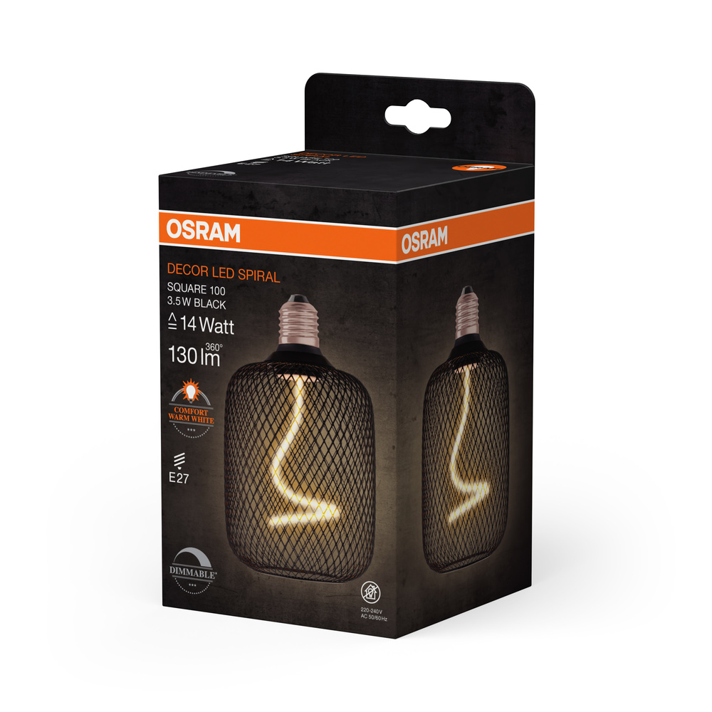 osram Led spiral 14 3,5w 818 e27 dim