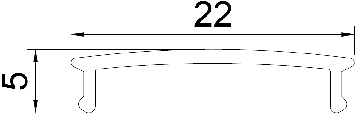 aneta lighting Scanstrip xl/plasterboard xl cover, hvit