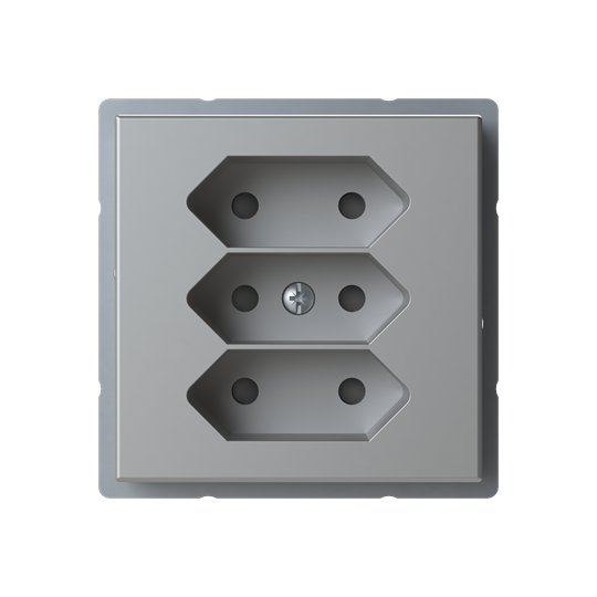 abb Euro stikk 3-veis pure steel