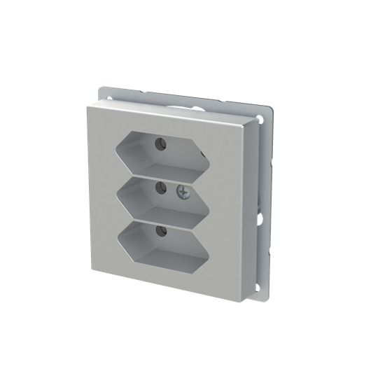 abb Euro stikk 3-veis pure steel