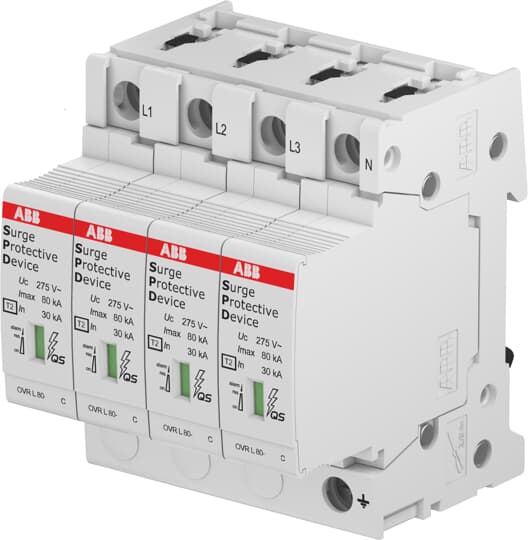 abb Overspenningsvern t2 3n 80-440s p ts qs
