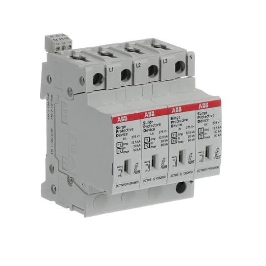 abb smart buildings Överspänningsskydd fastighet ovr t1-t2 3p+n s p ts qs