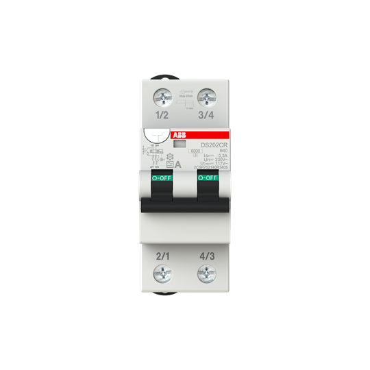 JORDFEILAUTOMAT DS202CR B40A 300mA