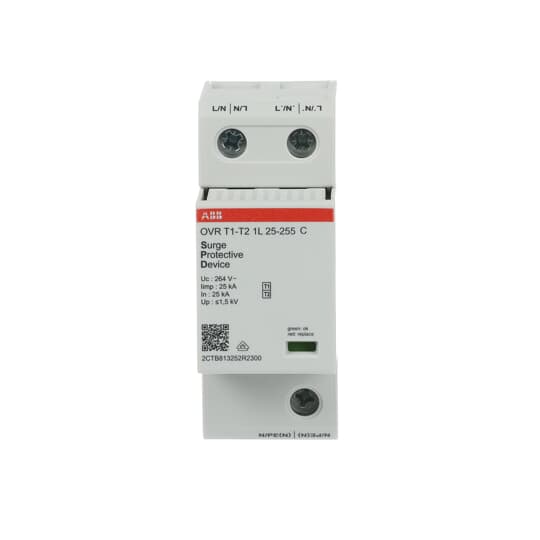 abb Overspenningsvern t1-t2 1l 25-255 p