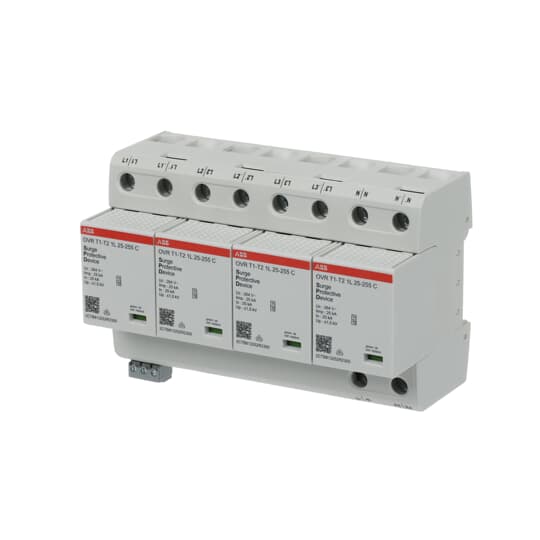 abb smart buildings Ylijännitesuoja kiinteistö abb ovr t1-t2 3p+n p ts qs
