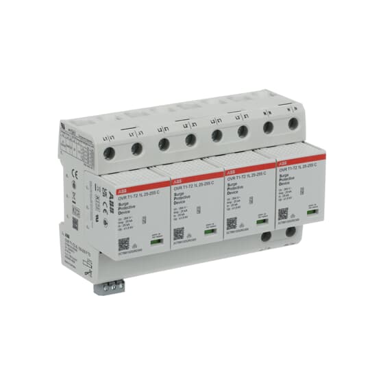 abb smart buildings Ylijännitesuoja kiinteistö abb ovr t1-t2 3p+n p ts qs
