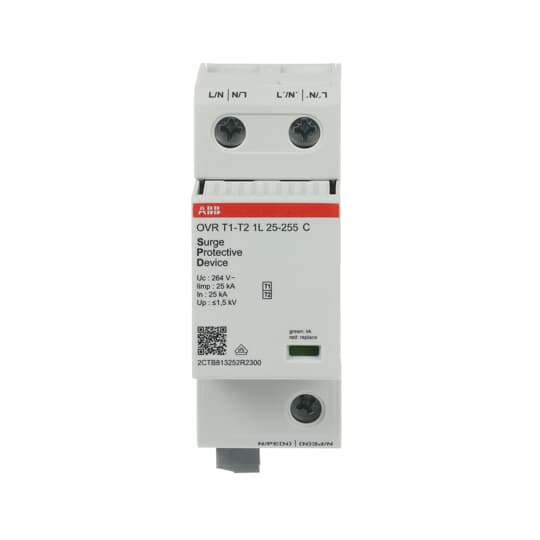 abb Overspenningsvern t1-t2 1l 25-255 p ts