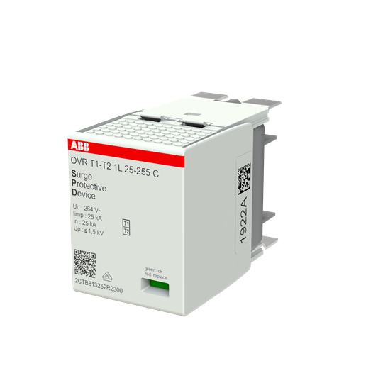 abb smart buildings Överspänningsskydd fastighet ovr t1-t2 l c