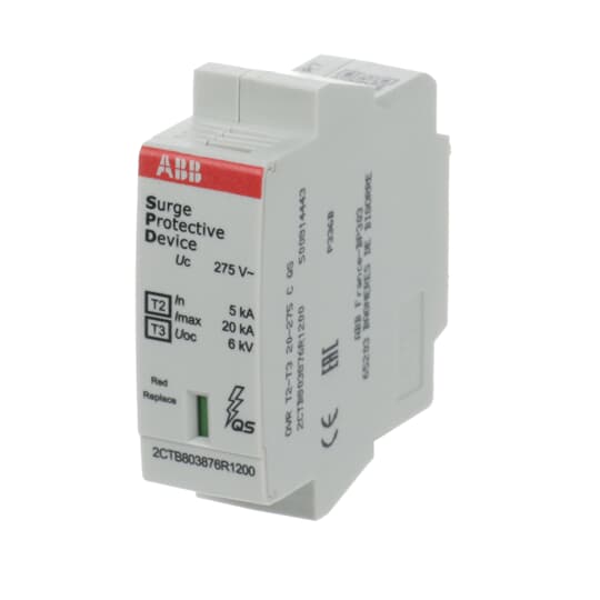 abb smart buildings Överspänningsskydd fastighet ovr t2-t3 l c qs