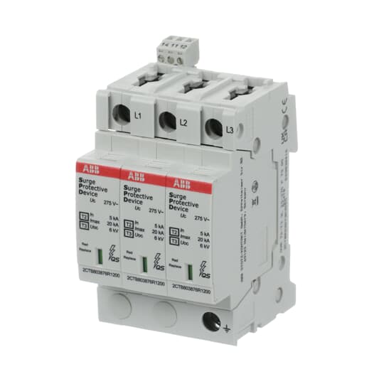 abb smart buildings Överspänningsskydd fastighet ovr t2-t2 3p p ts qs