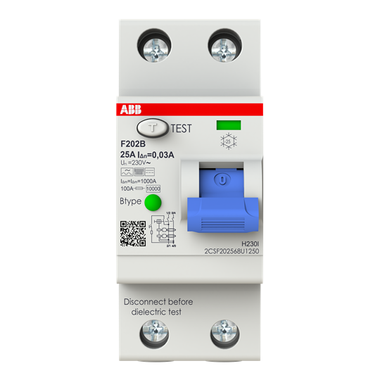 abb Jordfeilbryter f202b 25a/30ma bulk