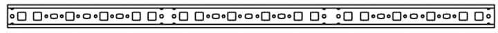 abb Din-skinne ed3p30 35mm x 15mm l=744mm