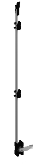 LÅSESTAG TZ212 FOR DØR SKAP H=1850MM