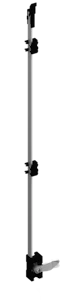 abb Låsestag tz212 for dør skap h=1850mm