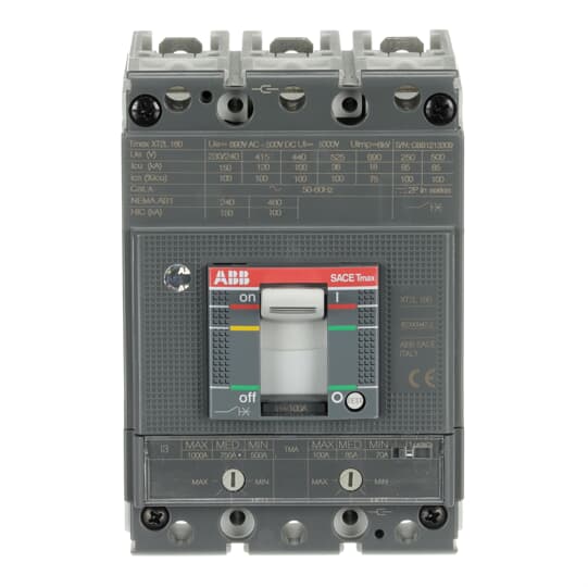 abb Xt2l 160 tma 100-1000 3p f f